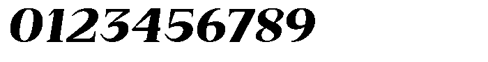 Bleshil Black Semi Expanded Slant L-T Font OTHER CHARS