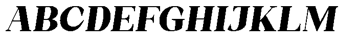 Bleshil Black Slant L-T Font