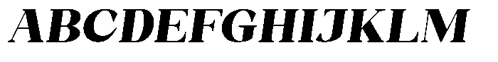 Bleshil Black Slant Font UPPERCASE