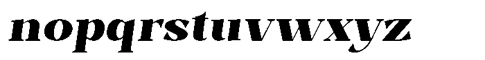 Bleshil Black Slant Font LOWERCASE