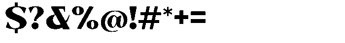 Bleshil Black Font OTHER CHARS