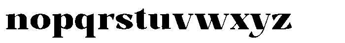 Bleshil Black Font LOWERCASE
