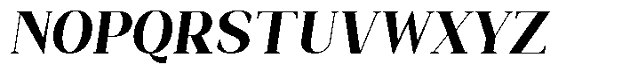 Bleshil Bold Condensed Slant L-T Font UPPERCASE