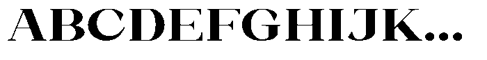 Bleshil Bold Expanded Font UPPERCASE