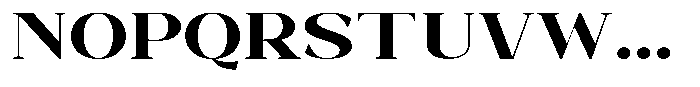 Bleshil Bold Expanded Font UPPERCASE