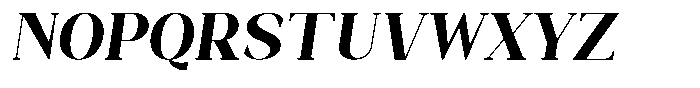 Bleshil Bold Semi Condensed Slant Font UPPERCASE