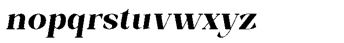 Bleshil Bold Semi Condensed Slant Font LOWERCASE