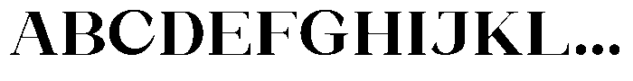 Bleshil Bold Semi Expanded L-T Font UPPERCASE