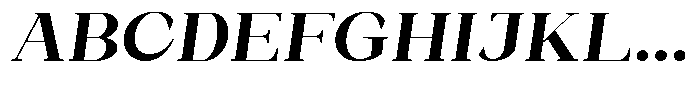 Bleshil Bold Semi Expanded Slant L-T Font