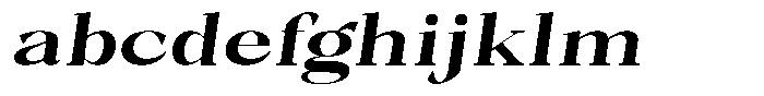 Bleshil Bold Semi Expanded Slant FONT