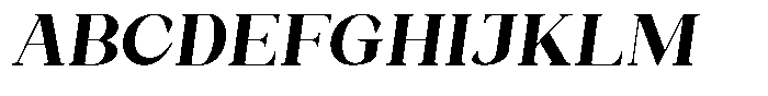 Bleshil Bold Slant Font UPPERCASE