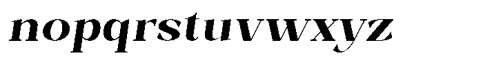 Bleshil Bold Slant Font LOWERCASE