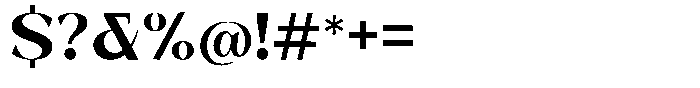 Bleshil Bold Font OTHER CHARS