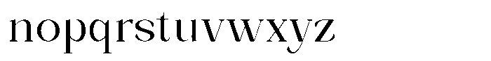 Bleshil Condensed Font LOWERCASE