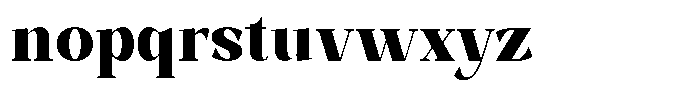 Bleshil Extra Bold Condensed L-T Font LOWERCASE