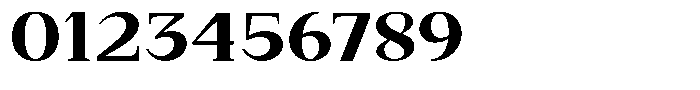 Bleshil Extra Bold Expanded L-T Font OTHER CHARS