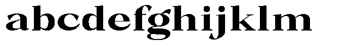 Bleshil Extra Bold Expanded L-T FONT