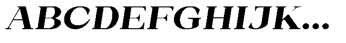 Bleshil Extra Bold Expanded Slant Font