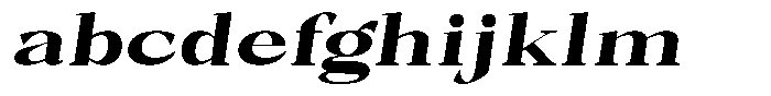 Bleshil Extra Bold Expanded Slant FONT