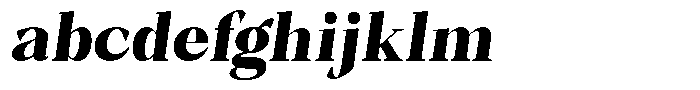 Bleshil Extra Bold Semi Condensed Slt L-T FONT