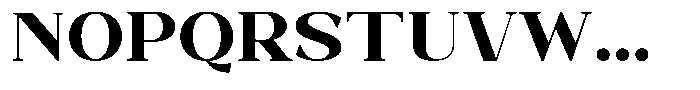 Bleshil Extra Bold Semi Expanded L-T Font UPPERCASE