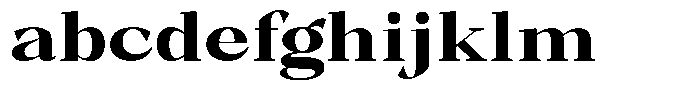 Bleshil Extra Bold Semi Expanded L-T FONT