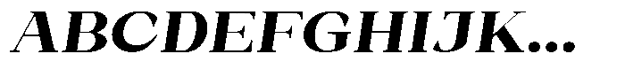 Bleshil Extra Bold Semi Expanded Slant Font
