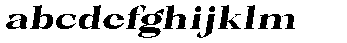 Bleshil Extra Bold Semi Expanded Slant FONT