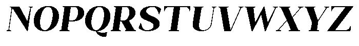 Bleshil Extra Bold Slant L-T Font UPPERCASE