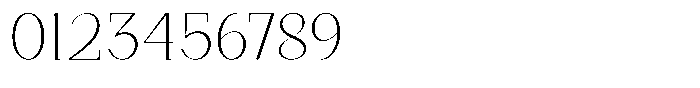 Bleshil Extra Light Condensed Font OTHER CHARS