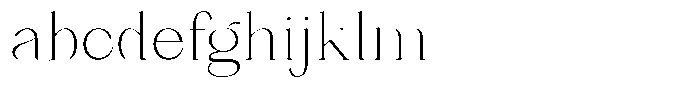 Bleshil Extra Light Condensed FONT