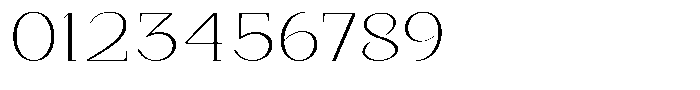 Bleshil Extra Light Expanded L-T Font OTHER CHARS