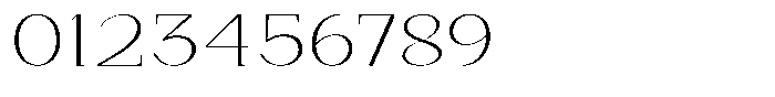 Bleshil Extra Light Expanded Font OTHER CHARS