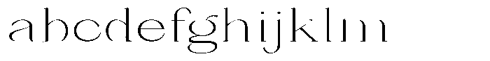 Bleshil Extra Light Expanded FONT
