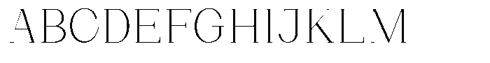 Bleshil Extra Light L-T Font