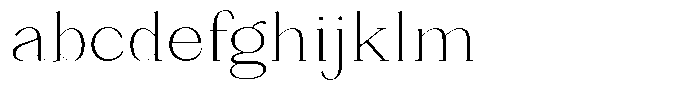 Bleshil Extra Light L-T FONT