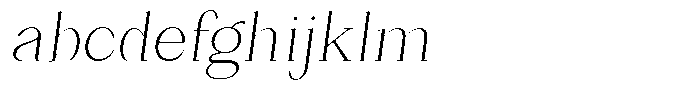 Bleshil Extra Light Semi Condensed Slt L-T FONT