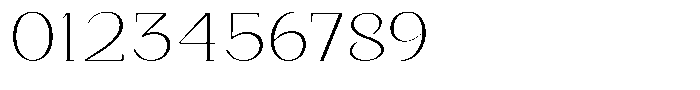 Bleshil Extra Light Semi Expanded L-T Font OTHER CHARS