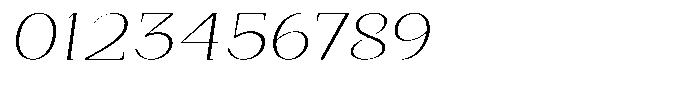 Bleshil Extra Light Semi Expanded Slant Font OTHER CHARS