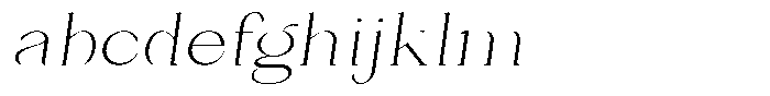 Bleshil Extra Light Slant FONT