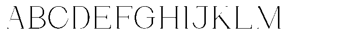 Bleshil Extra Light Font UPPERCASE