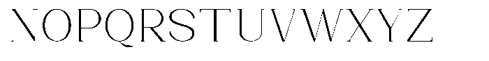 Bleshil Extra Light Font UPPERCASE