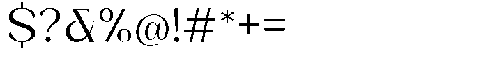 Bleshil L-T Font OTHER CHARS