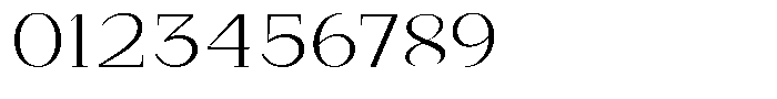 Bleshil Light Expanded L-T Font OTHER CHARS