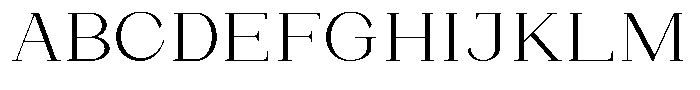 Bleshil Light Expanded L-T Font
