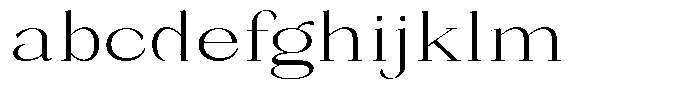Bleshil Light Expanded L-T FONT