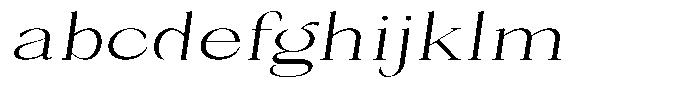 Bleshil Light Expanded Slant FONT