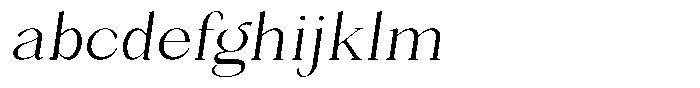 Bleshil Light Semi Condensed Slant FONT