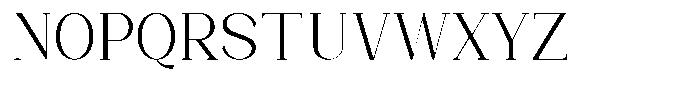 Bleshil Light Semi Condensed Font UPPERCASE