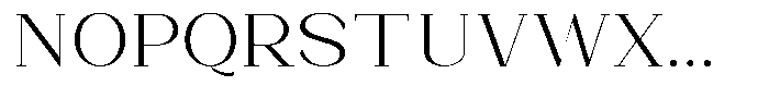 Bleshil Light Semi Expanded L-T Font UPPERCASE